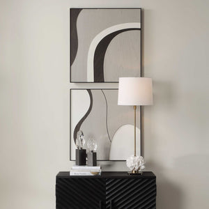 Uttermost Joel Modern Wood Wall Art Set/2