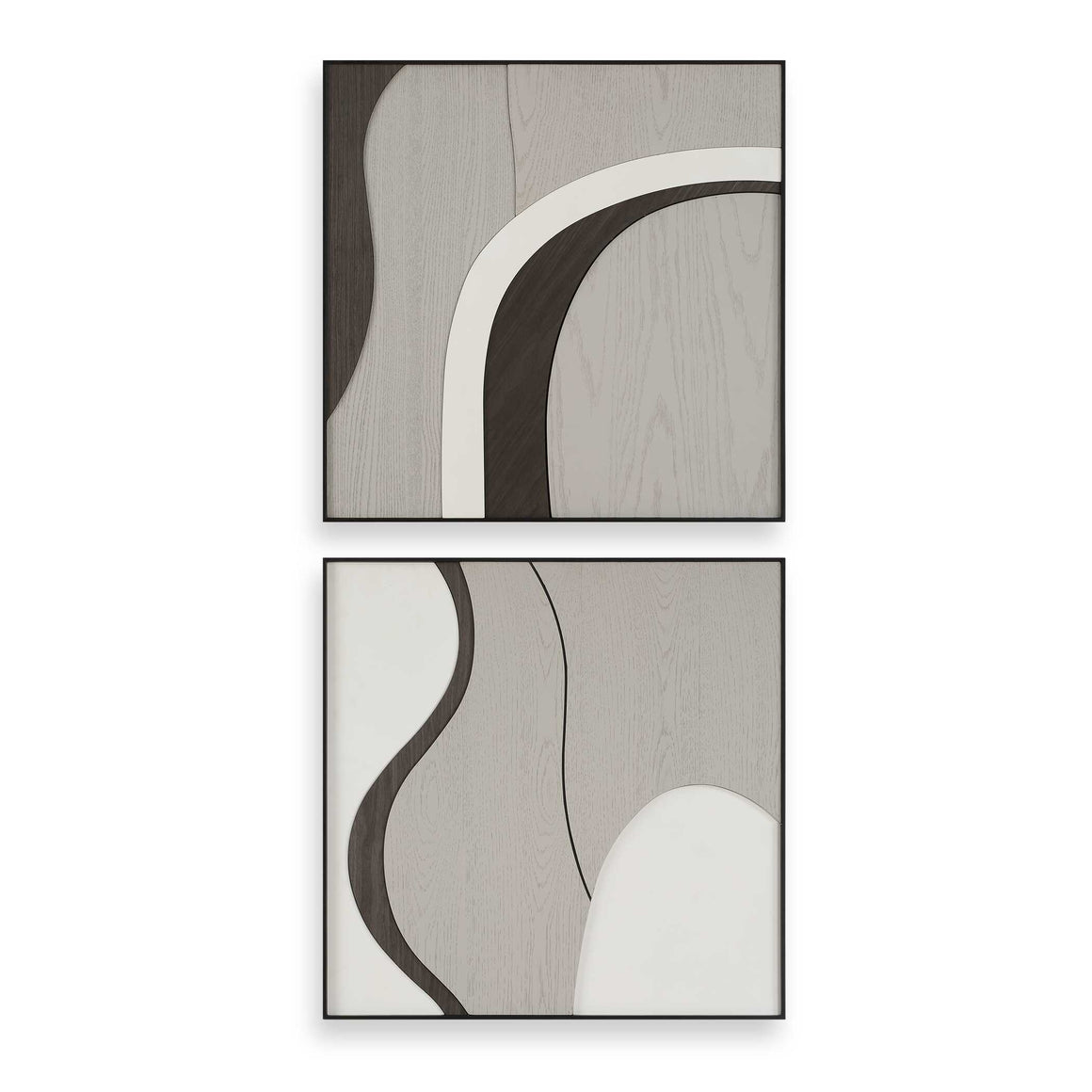 Uttermost Joel Modern Wood Wall Art Set/2