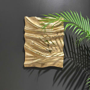 Uttermost Undulate Outdoor Gold Wall Panel