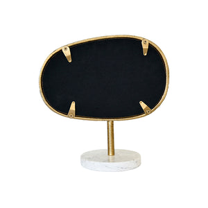 Moe Mirror in Aged Glod Finish