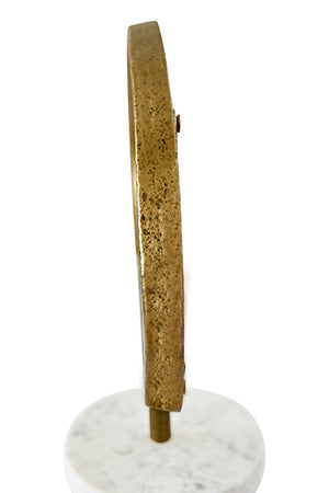 Moe Mirror in Aged Glod Finish