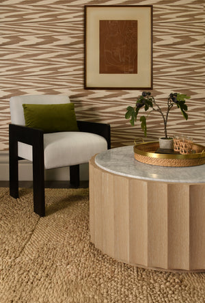 Astor Accent Chair in Cerused Oak