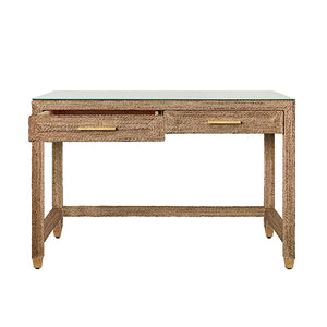 Noble Drawer Desk in Wrapped Rope'