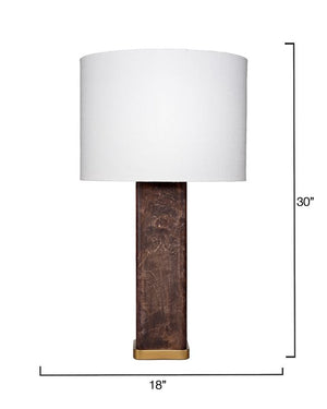 Preston Burl Wood Table Lamp