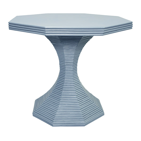 Octavia Side Table in Painted Light Blue