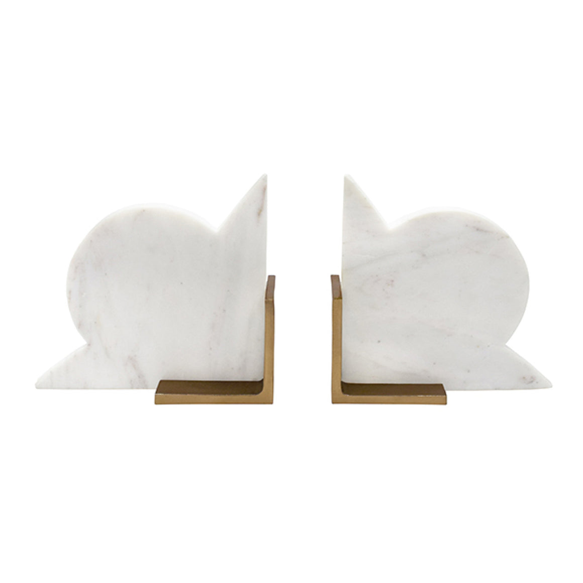 Odum Bookends with Brass Detail