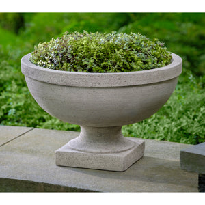 South Hampton Cast Stone Urn Planter - Greystone