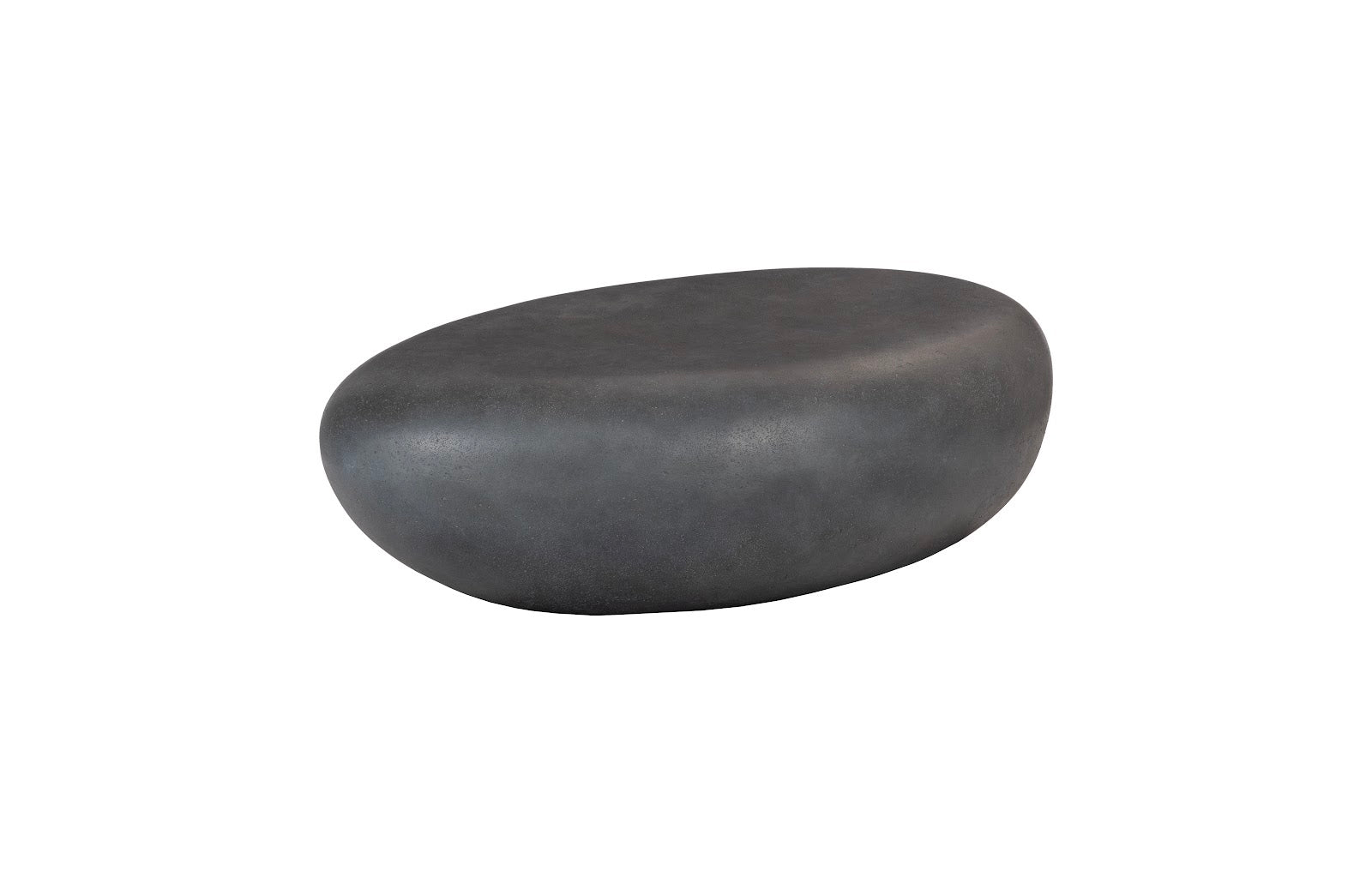 River Stone Coffee Table, Charcoal Stone, Small