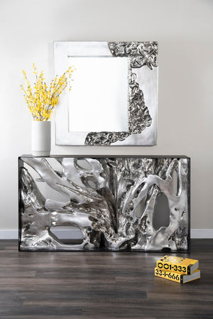 Mercury Mirror, Square, Silver Leaf