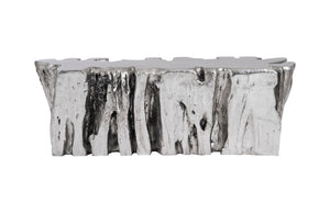 Freeform Root Bench, Silver Leaf