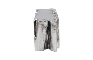 Freeform Root Bench, Silver Leaf