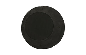 Mercury Mirror, Black, Silver Leaf