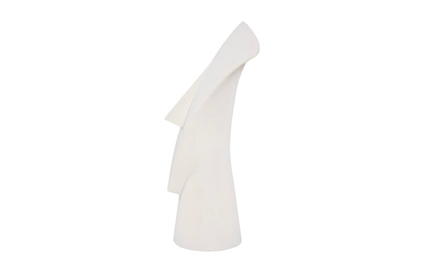 Cycladic Head, Sculpture, Triangle, White Stone - Scenario Home