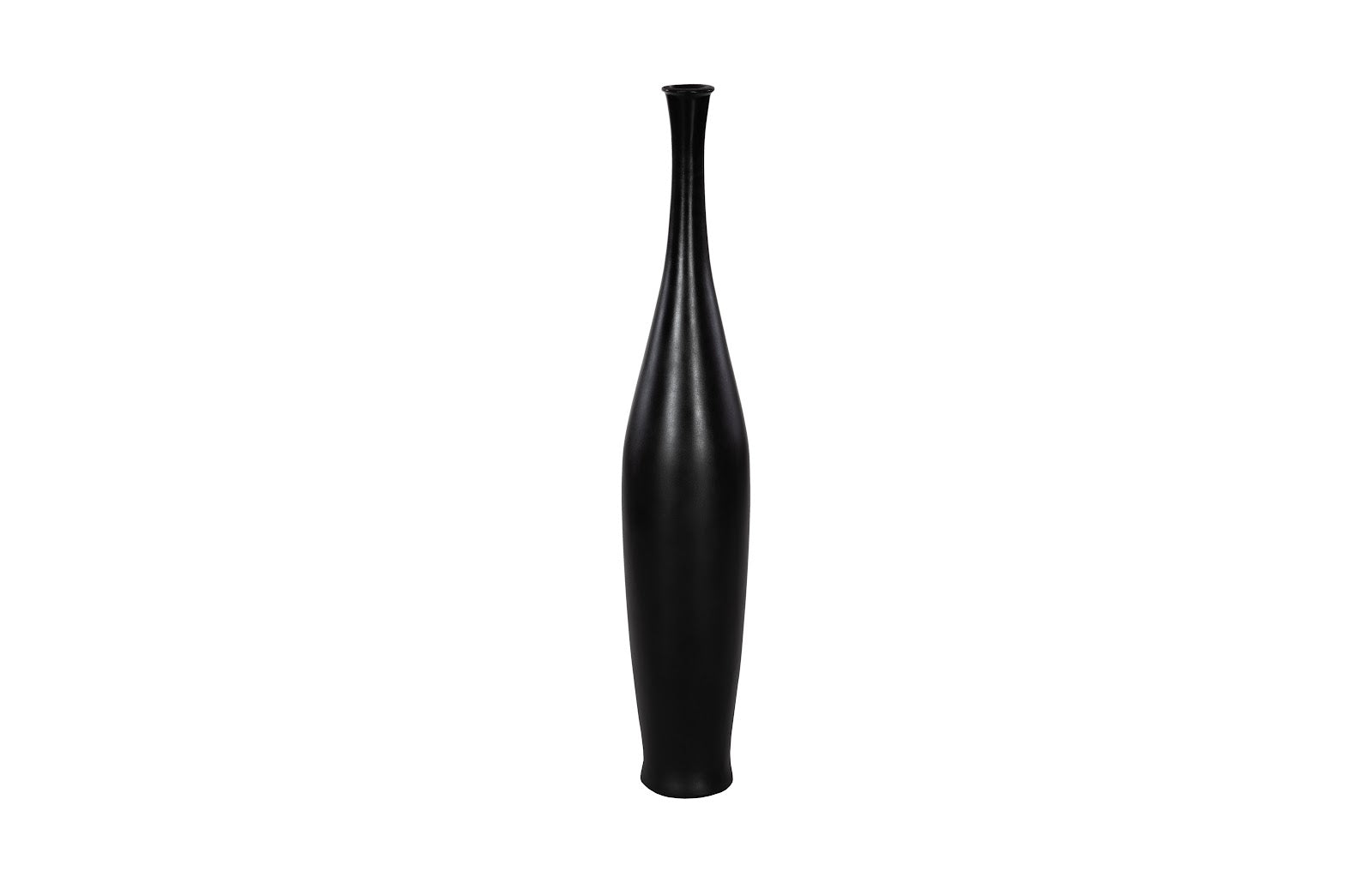 Trumpet Vase, Large, Matte Black