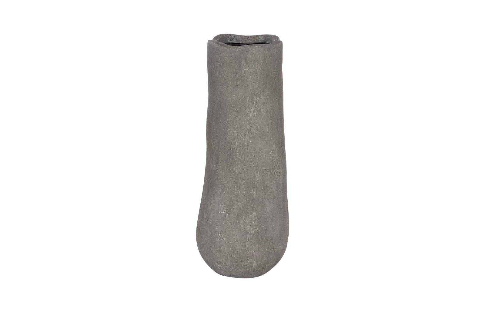 Organic Tall Vase, Gray