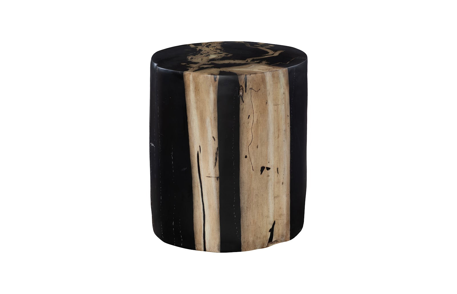 Cast Petrified Wood Stool