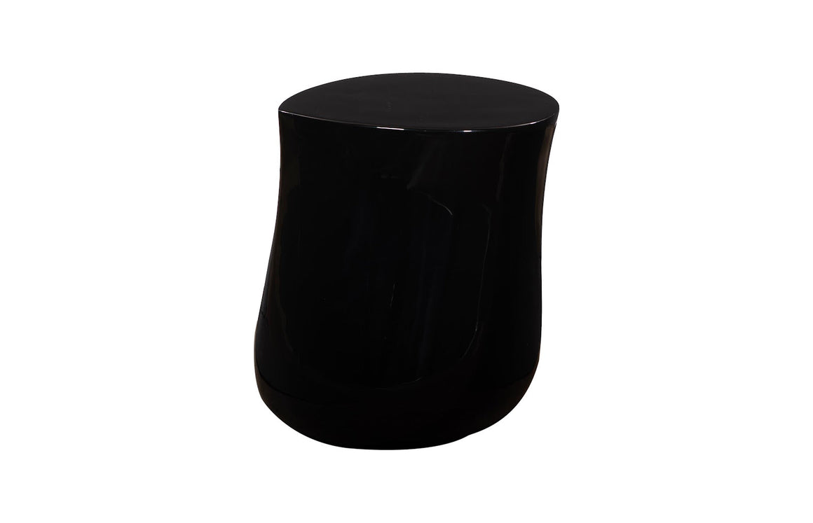 Mellow Side Table, Gel Coat Black