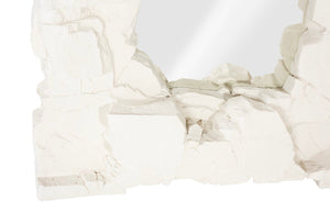 Rocky Ridge Dress Mirror, White Stone