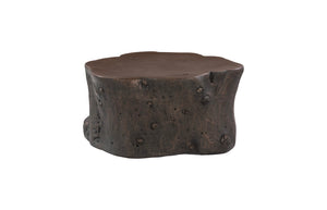 Log Coffee Table, Bronze