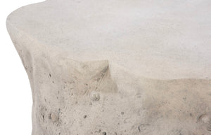 Log Coffee Table, Roman Stone