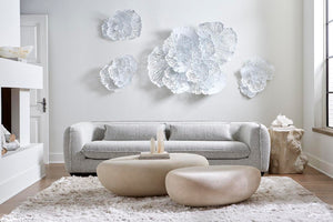 River Stone Coffee Table, Small, Roman Stone Finish