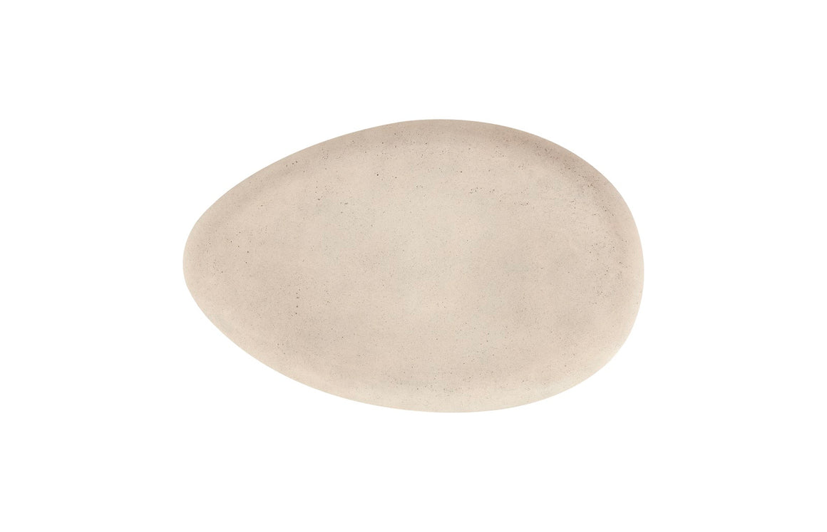 River Stone Coffee Table, Large, Roman Stone Finish