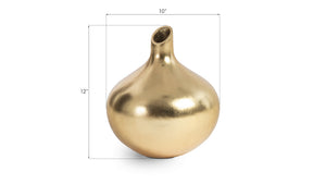 Katha Vase, Gold Leaf