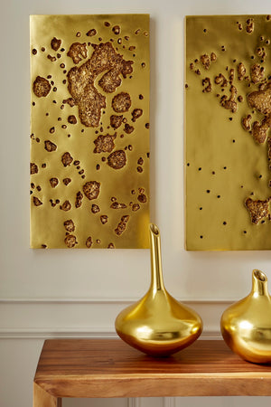 Katha Vase, Gold Leaf