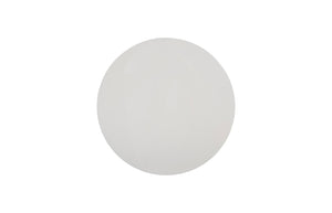 Carved Stool, Gel Coat White