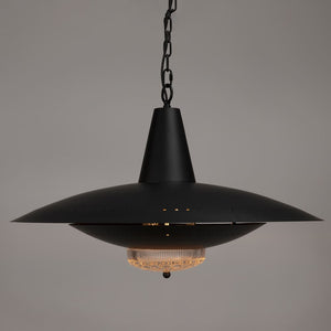 UFO Pendant, Matte Black