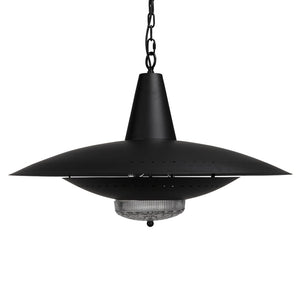 UFO Pendant, Matte Black