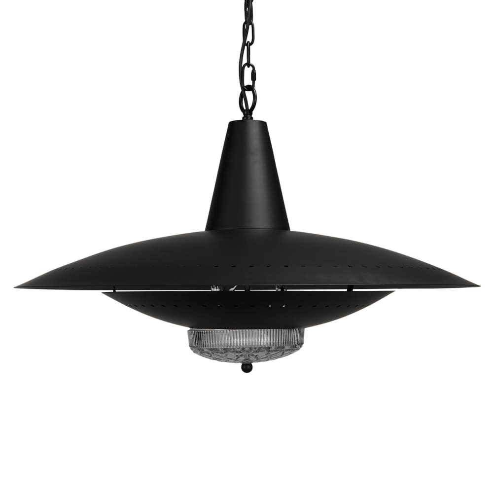 UFO Pendant, Matte Black