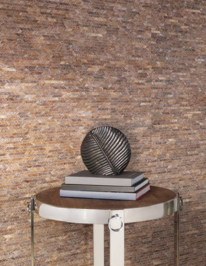 Worlds Away Marty Small Textured Round Vase - Black