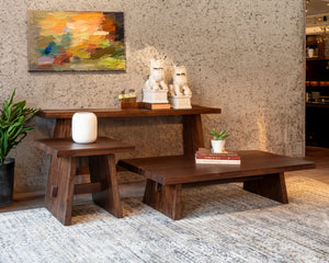 Acadia 70" Console Table in Coffee Bean