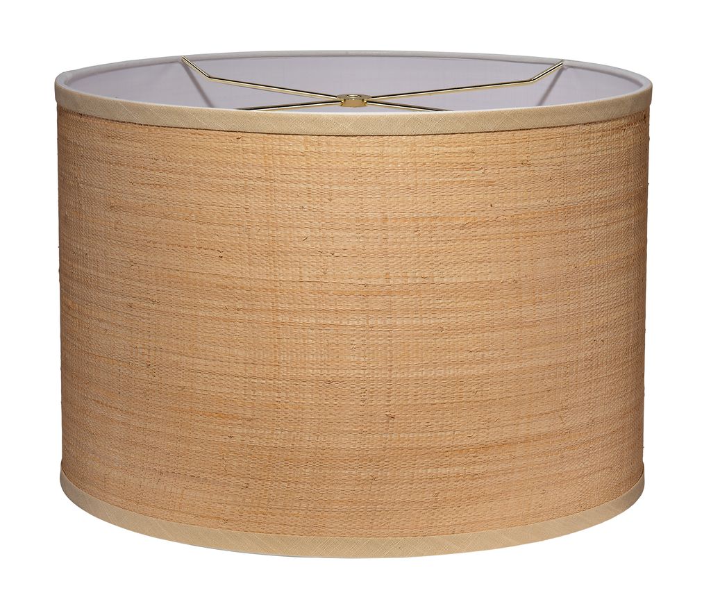 Drum Raffia Shade, Classic