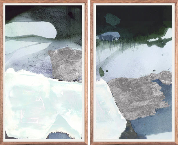 Quartz Diptych Ocean