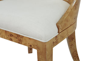 Rafferty Dining Chair in Burl Wood