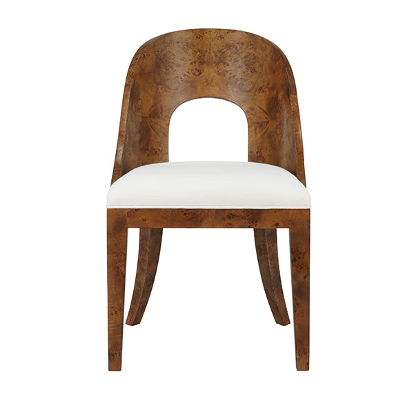 Rafferty Dining Chair in Dark Burl Wood