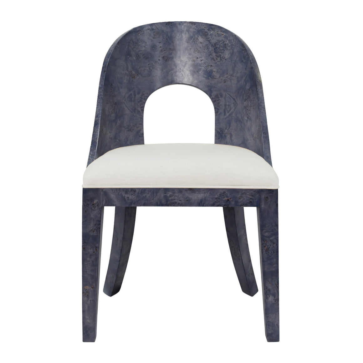 Rafferty Dining Chair in Navy Burl Wood