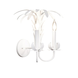 Reseda Wall Sconce in Matte White Powder Coat