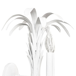 Reseda Wall Sconce in Matte White Powder Coat