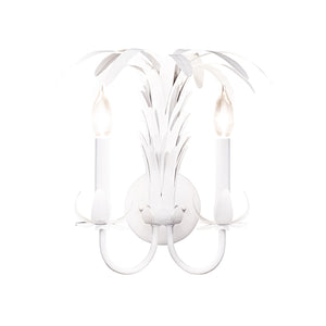 Reseda Wall Sconce in Matte White Powder Coat