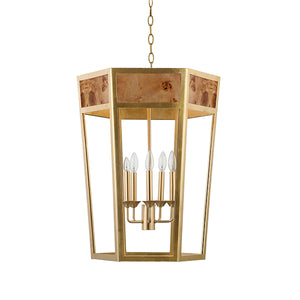 Reynolds 5-Light Pendant in Gold Metal Frame
