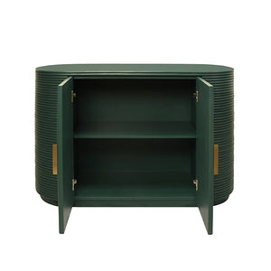 Roger End Cabinet in Painted Hunter Green