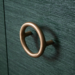 Rue Door Buffet with Antique Brass Circle Hardware
