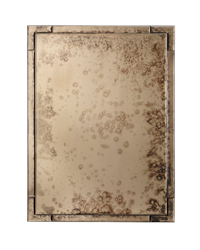 Versailles Antiqued Glass Rectangle Wall Mirror