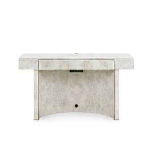 Sloane Desk, Light Gray Burl | Sloane Collection | Villa & House