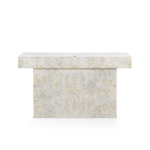 Sloane Desk, Light Gray Burl | Sloane Collection | Villa & House