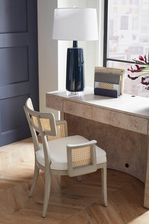 Sloane Desk, Light Gray Burl | Sloane Collection | Villa & House