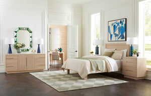Patricia Queen Headboard With Bed Frame, Sand | Patricia Collection | Villa & House